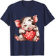 Kune Kune Pig Heart Kunekune Kune Kune Pig Girl T-Shirt - T-Shirt | Navy