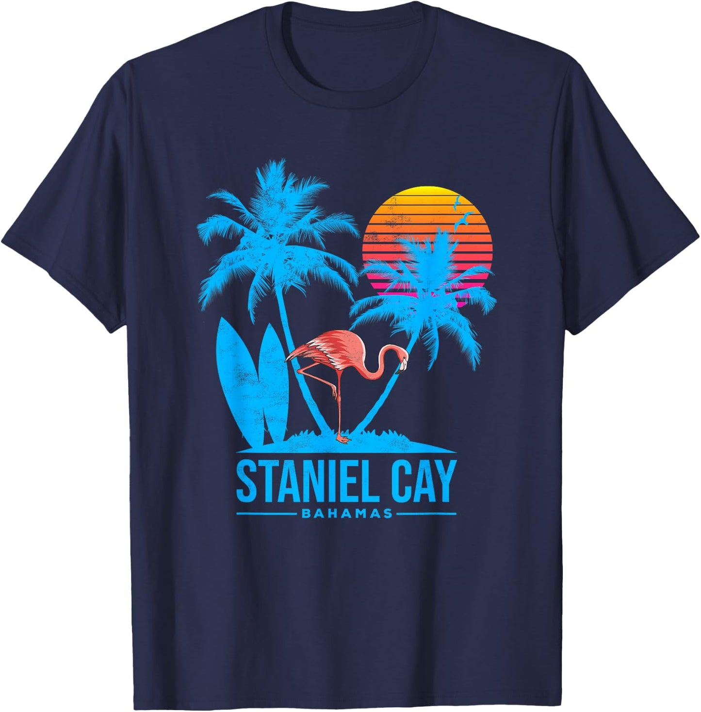 Bahamas, Staniel Cay T-Shirt - T-Shirt | Navy
