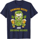 Drinking Beers And Growing Beards T-Shirt - T-Shirt | Navy