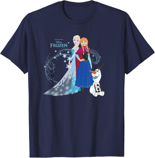 Disney Frozen Sisters , black T-Shirt - T-Shirt | Navy