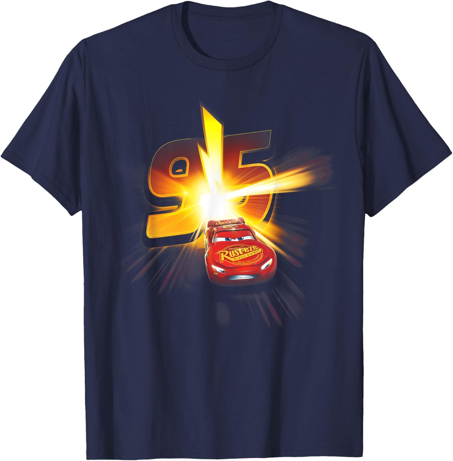 Cars Lightning McQueen Burst , black T-Shirt - T-Shirt | Navy