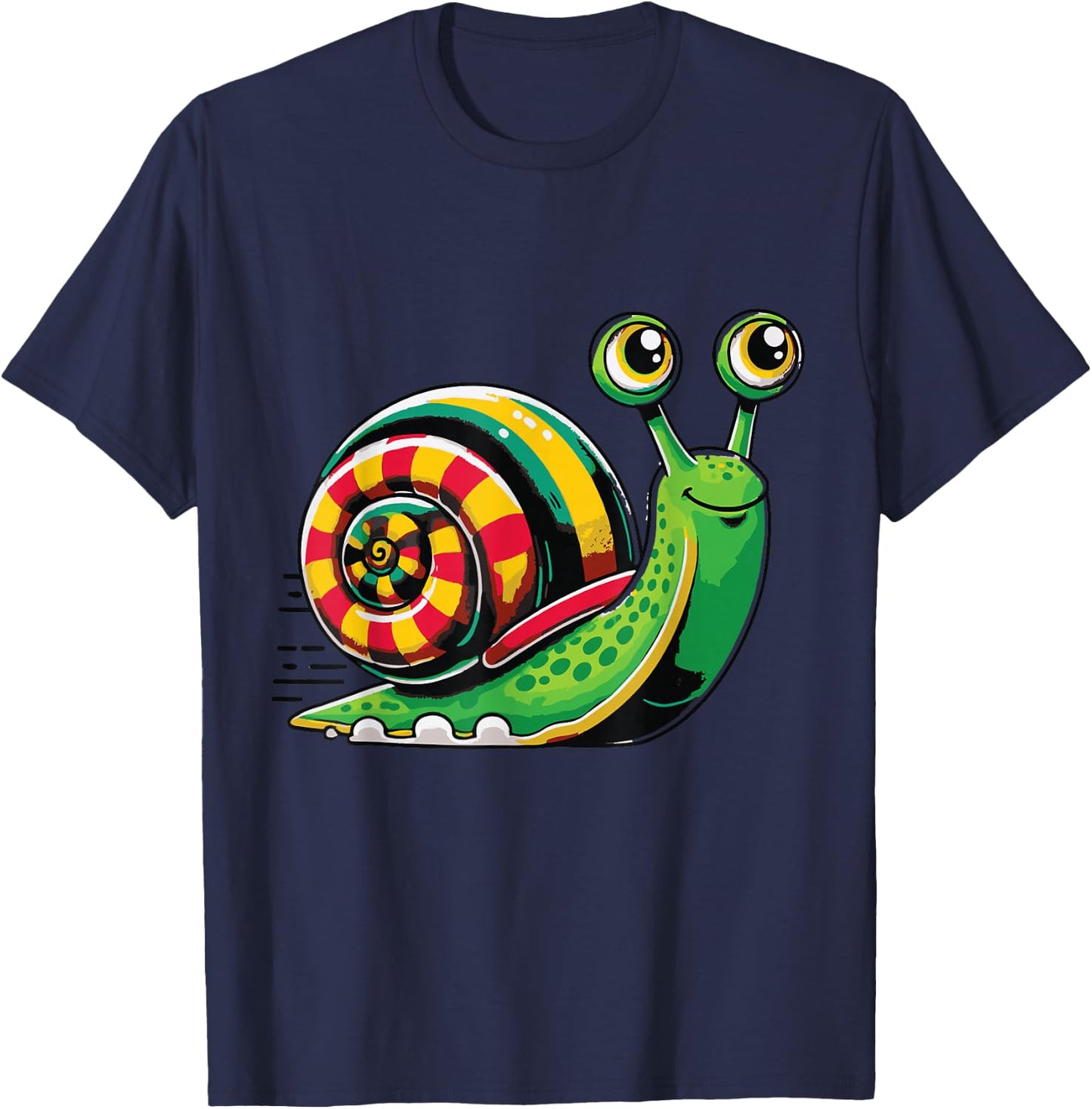 Funny Snail Shirts Turbo Snail Boost Racing Team T-Shirt - T-Shirt | Navy