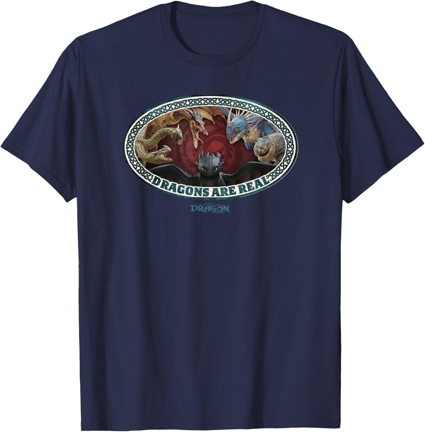 DreamWorks Dragons are Real T-Shirt - T-Shirt | Navy