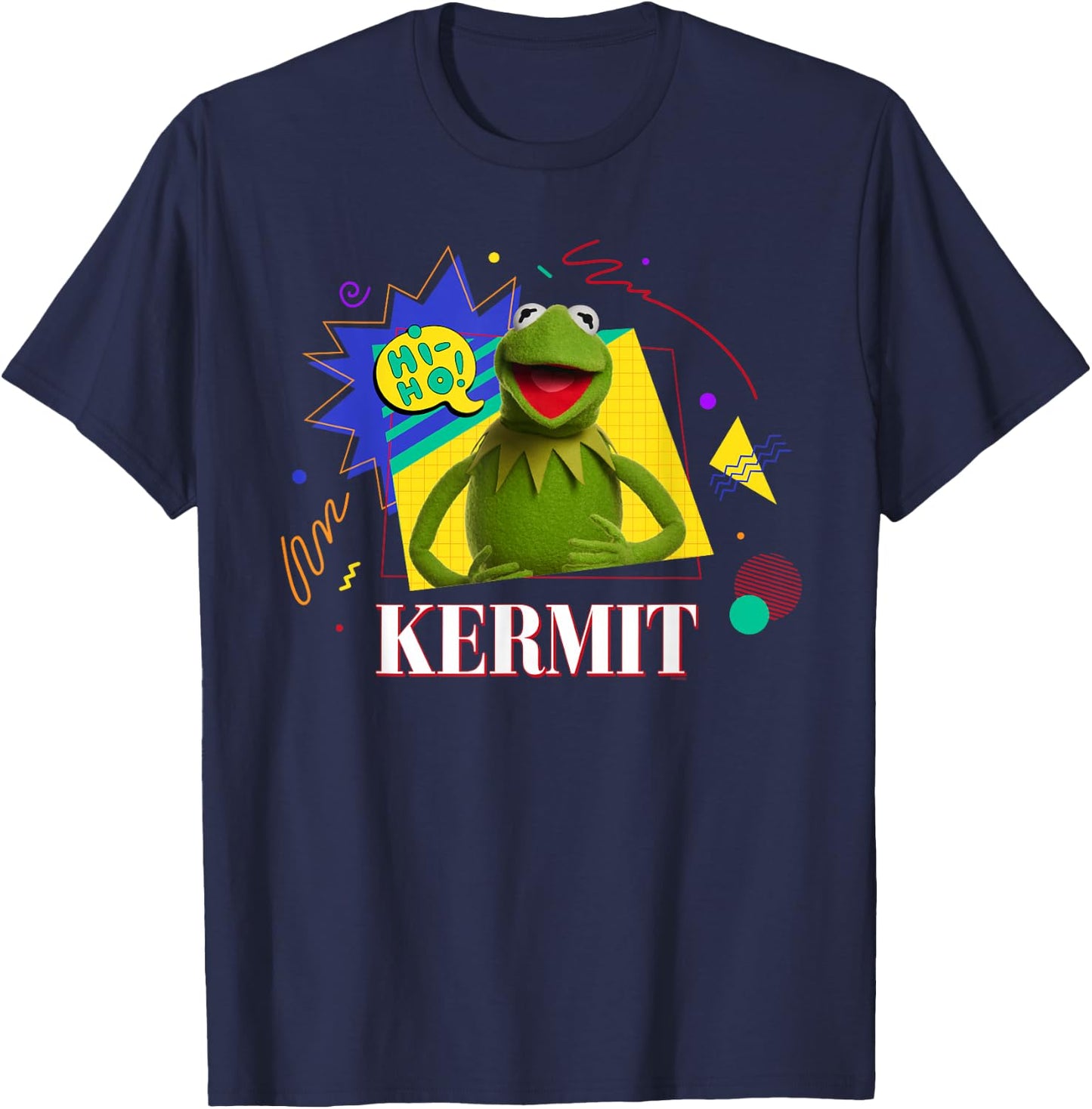 Disney Muppets Kermit the Frog Retro ’90s Muppet Matching T-Shirt - T-Shirt | Navy