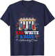 Red White and Blue Laboratory Crew Shirt Patriotic Lab Squad T-Shirt - T-Shirt | Navy