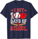 Bat 100th Day Of School T-Shirt - T-Shirt | Navy
