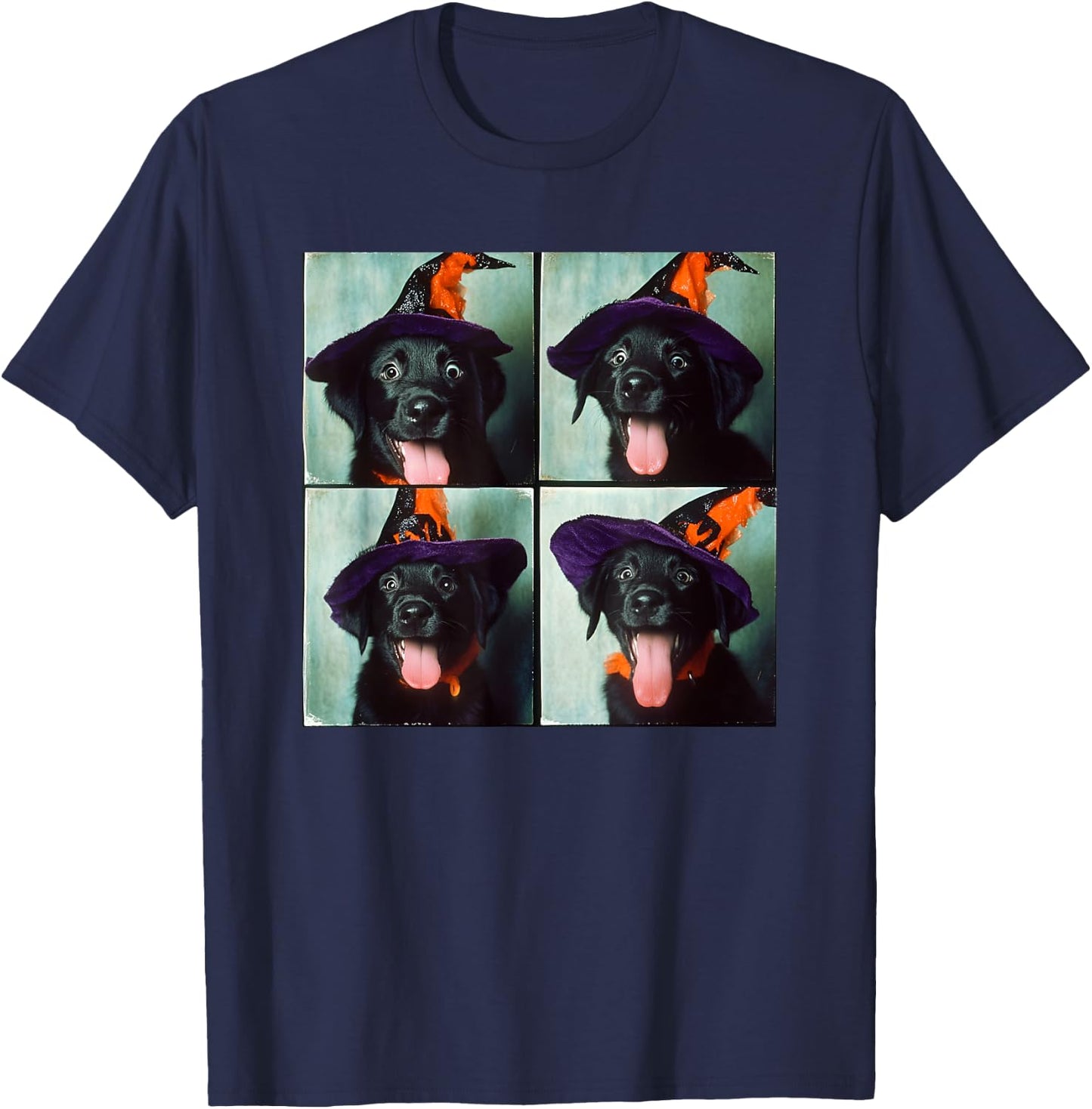 Black Lab Halloween T-Shirt - T-Shirt | Navy