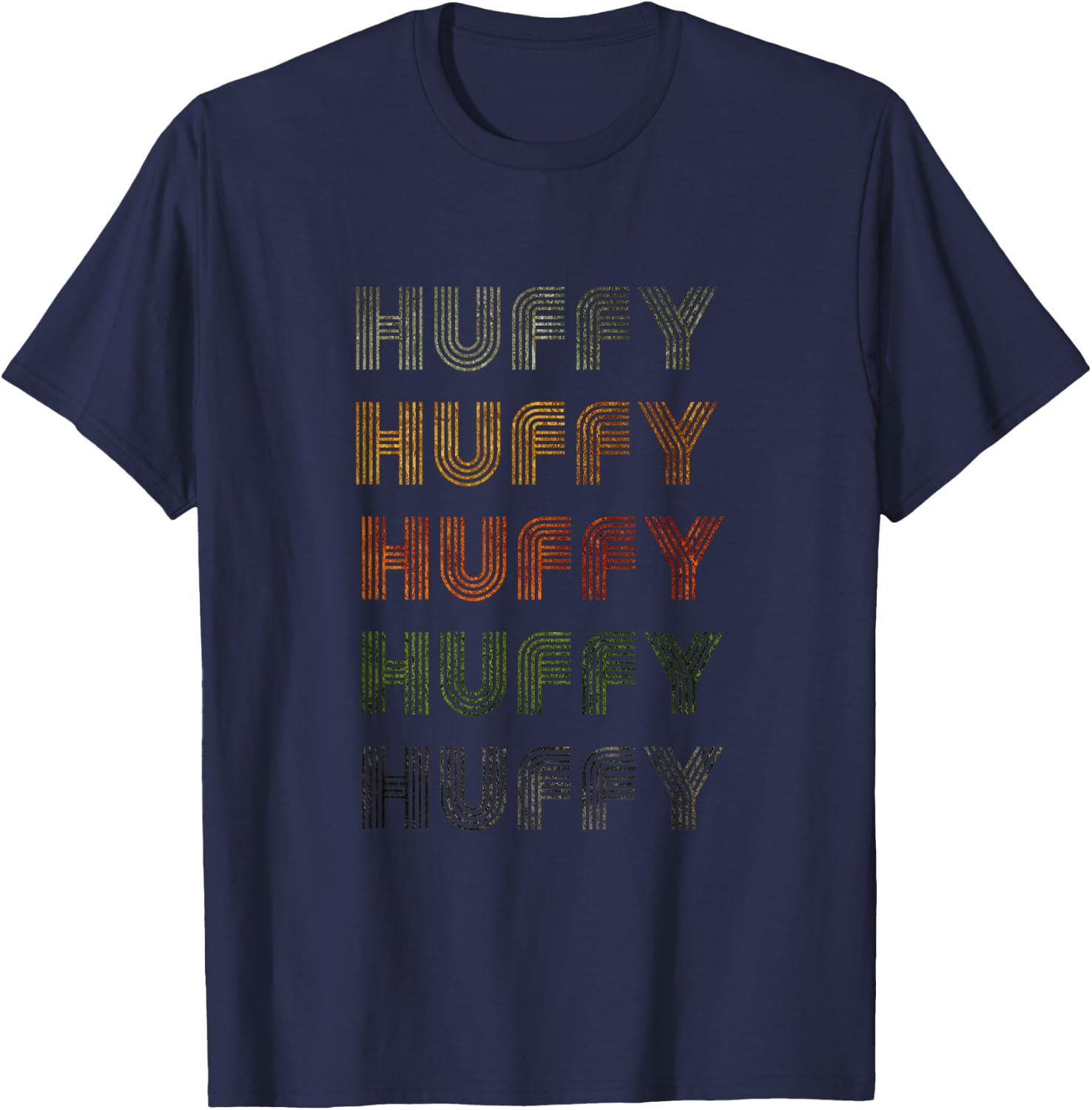 Love Heart Huffy Grunge Vintage Style Black Huffy T-Shirt - T-Shirt | Navy