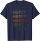 Love Heart Huffy Grunge Vintage Style Black Huffy T-Shirt - T-Shirt | Navy
