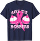 Save The Bobbers Breast Cancer Awareness Fishing Lovers T-Shirt - T-Shirt | Navy