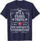 The name of pacha is a word you wouldn't understand , Black, S T-Shirt - T-Shirt | Navy