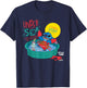 Disney 100 Stitch in Costume Little Mermaid Under The Sea T-Shirt - T-Shirt | Navy