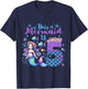 Girls 5th Birthday: This Mermaid Is 5 Years Old Costume T-Shirt - T-Shirt | Navy