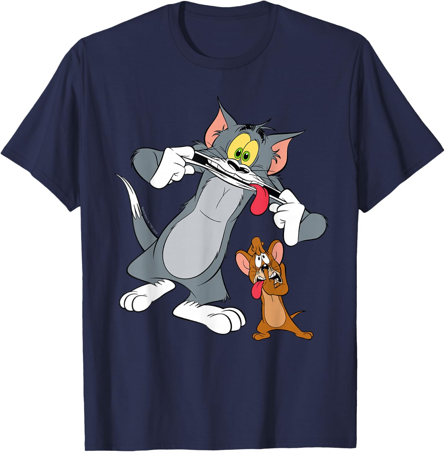Tom and Jerry Funny Faces T-Shirt - T-Shirt | Navy