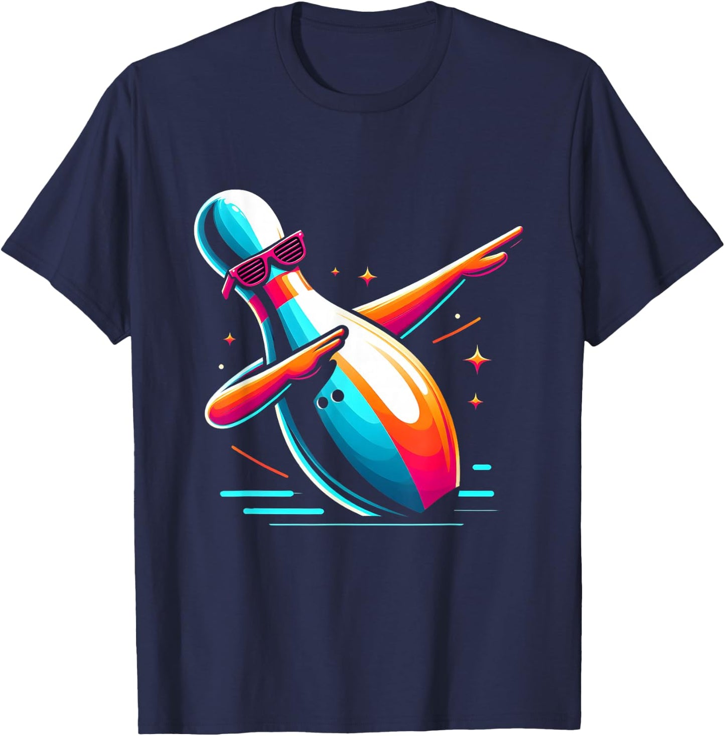 Retro Vaporwave T-Shirt - T-Shirt | Navy