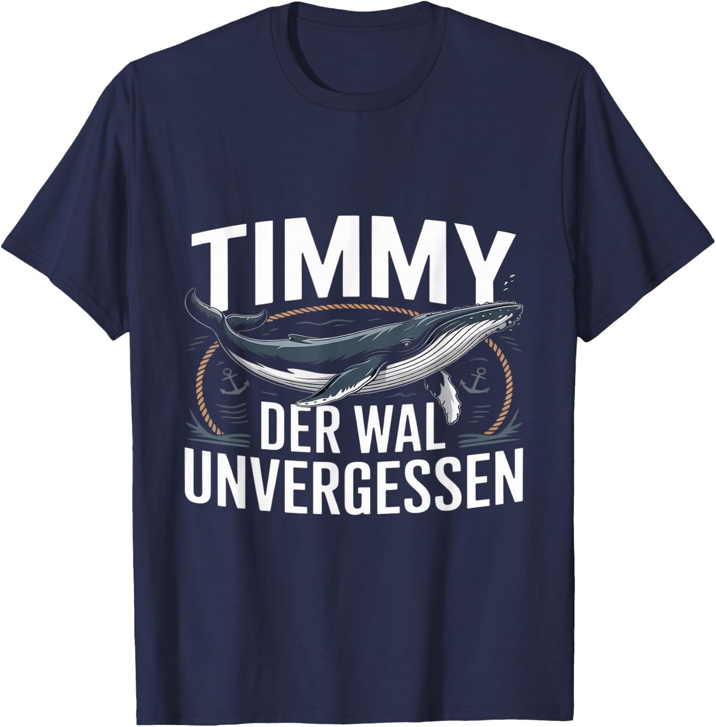 Unvergessen Timmy Hope Der Buckelwal T-Shirt - T-Shirt | Navy