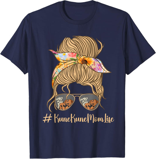 Kune Kune Pig Mom Miniature Pig Breeder KuneKune Pig Lover T-Shirt - T-Shirt | Navy
