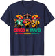 Cinco De Mayo Fiesta Fun Family Match 5 De Mayo T-Shirt - T-Shirt | Navy