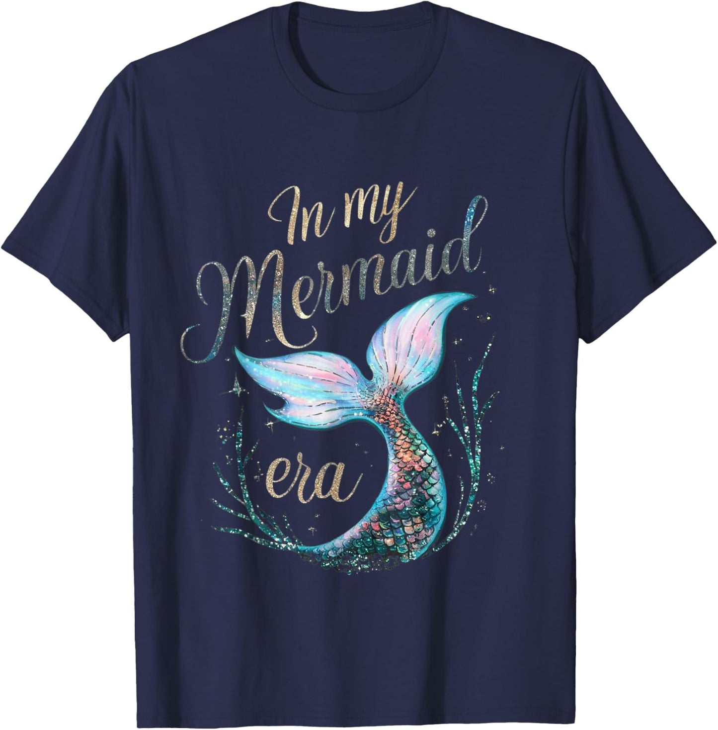 In My Mermaid Era T-Shirt - T-Shirt | Navy