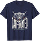 Highly Caffeinated Funny Highland Cow Coffee Western Gift T-Shirt - T-Shirt | Navy