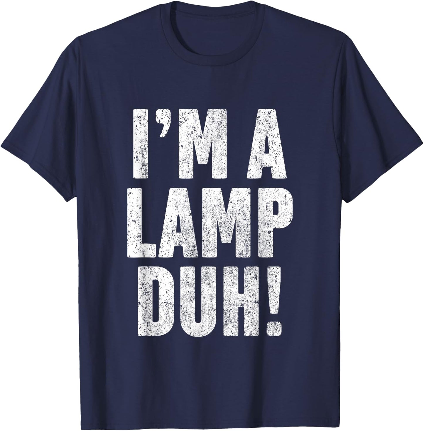 I'm A Lamp Easy Halloween Costume T Shirt Funny Moth T-Shirt - T-Shirt | Navy