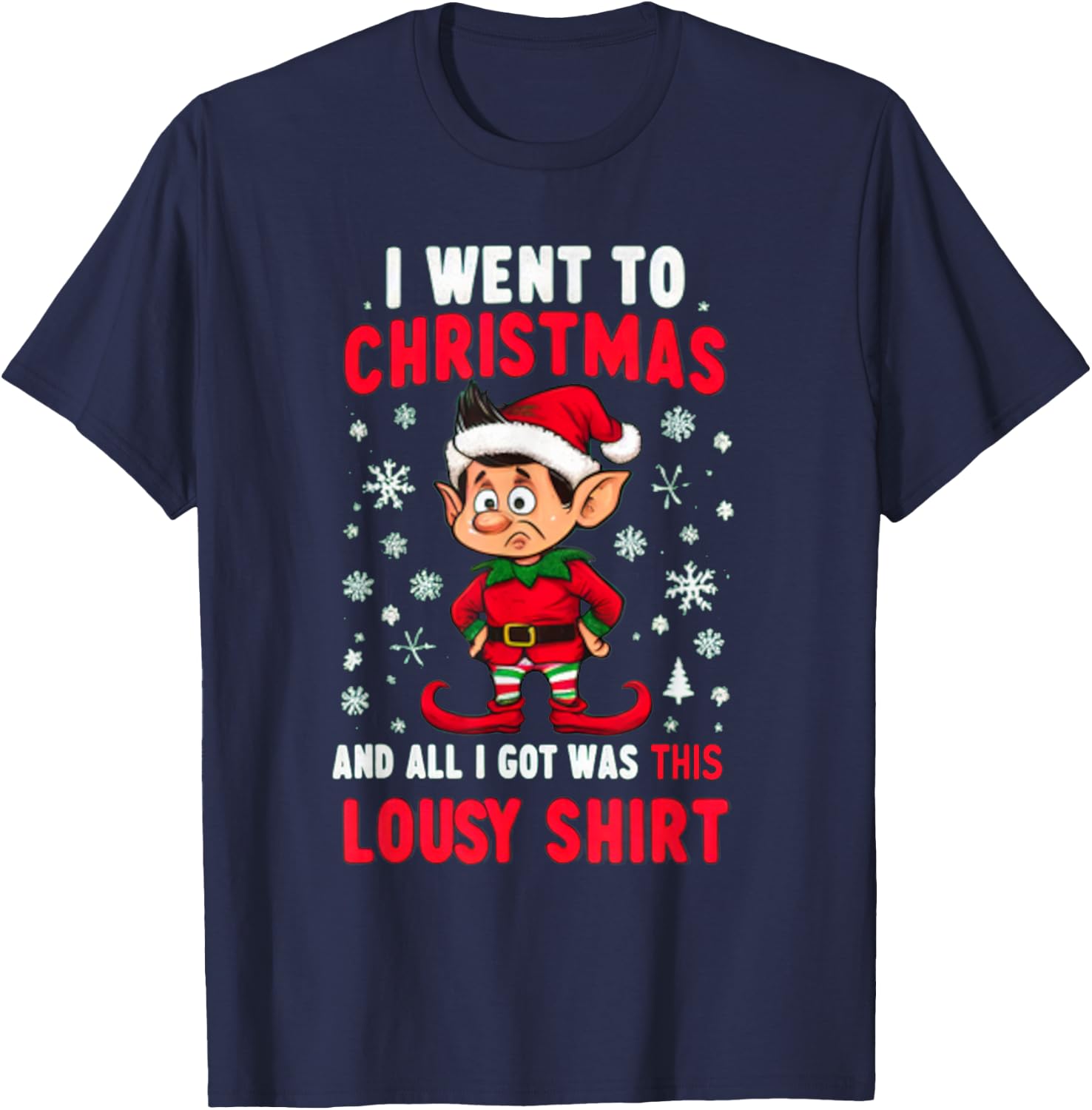 Fun Christmas Grab Bag Gifts for Adults T-Shirt - T-Shirt | Navy