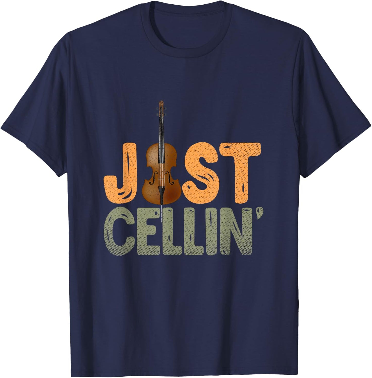 Just Cellin Cello T-Shirt - T-Shirt | Navy
