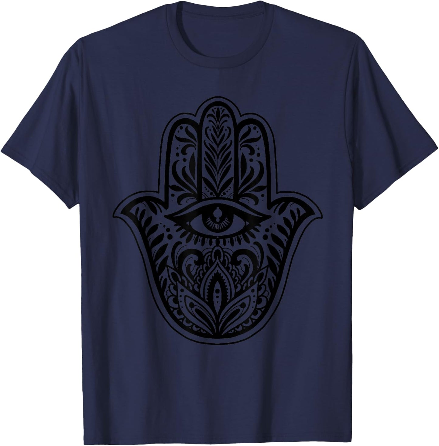 Hamsa Hand Shirt T-Shirt - T-Shirt | Navy
