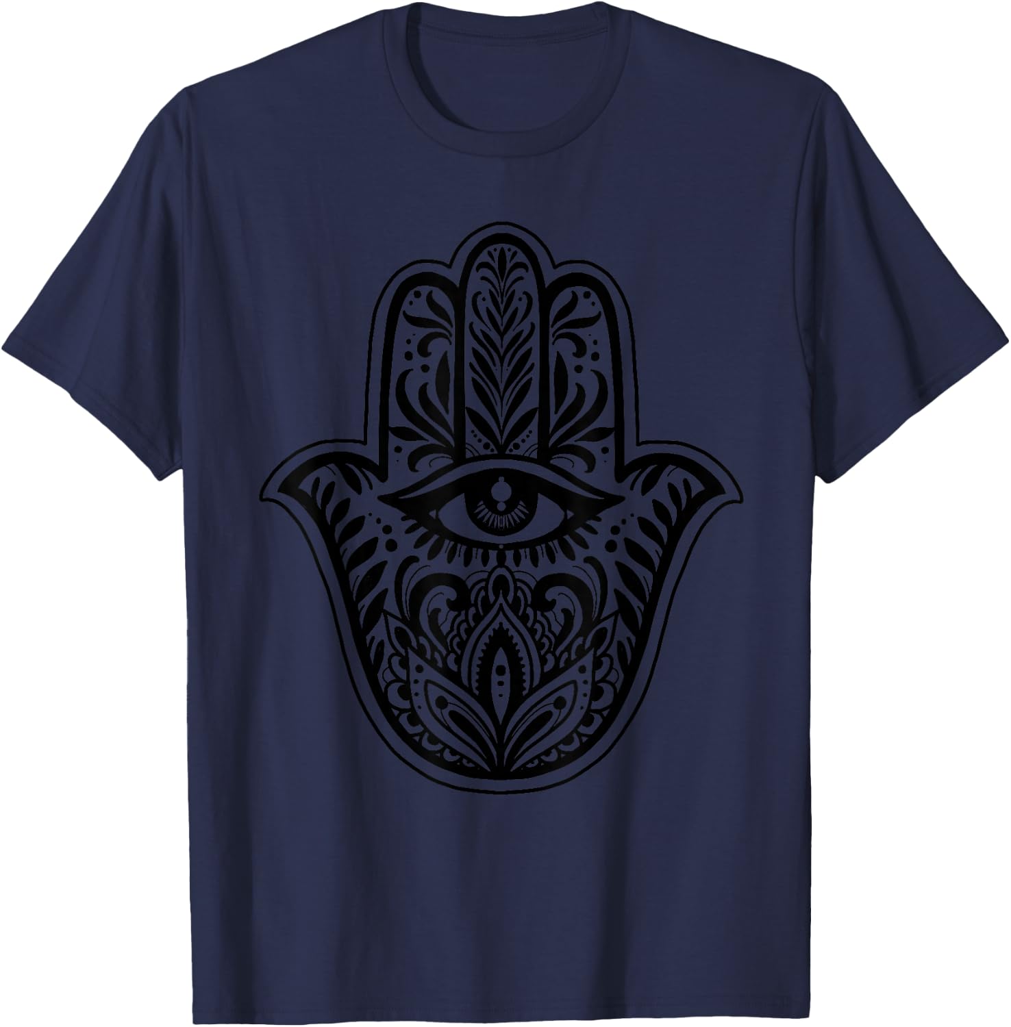 Hamsa Hand Shirt T-Shirt - T-Shirt | Navy