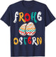 with Colourful Easter Eggs, black T-Shirt - T-Shirt | Navy