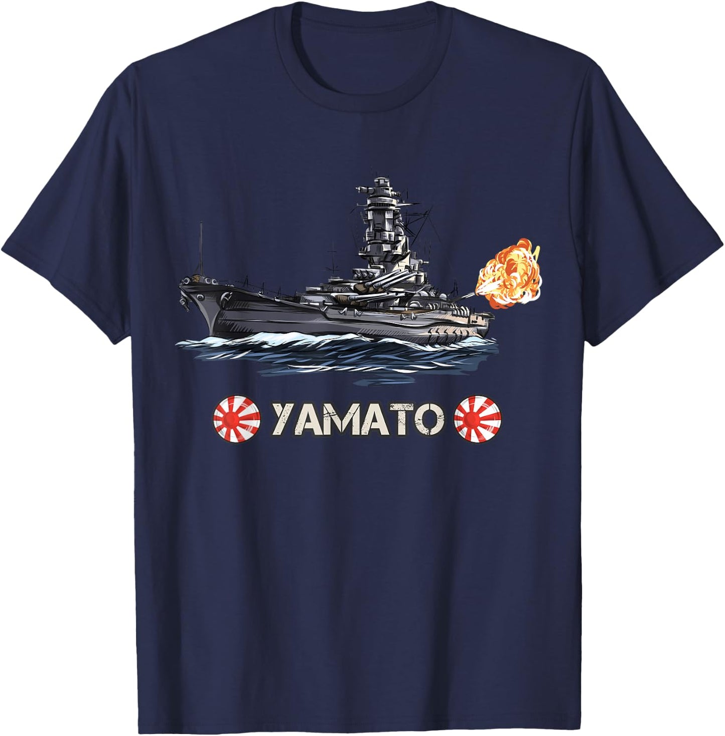 Japanisches Schlachtschiff Yamato aus dem 2. T-Shirt - T-Shirt | Navy