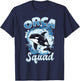 Funny Orca Animal Orca Squad T-Shirt - T-Shirt | Navy