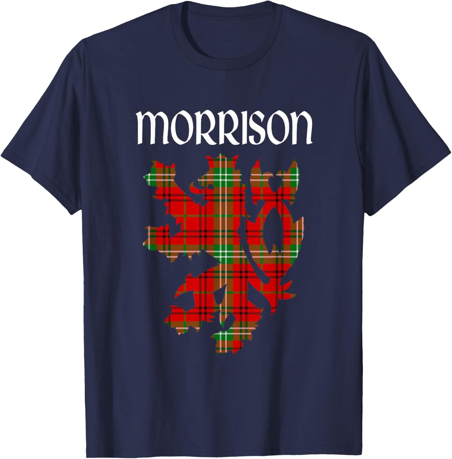 Clan Morrison Tartan Scottish Family Name Scotland Pride T-Shirt - T-Shirt | Navy