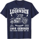 60 Geburtstag Mann Biker Geschenk Motorrad Chopper 1966 T-Shirt - T-Shirt | Navy
