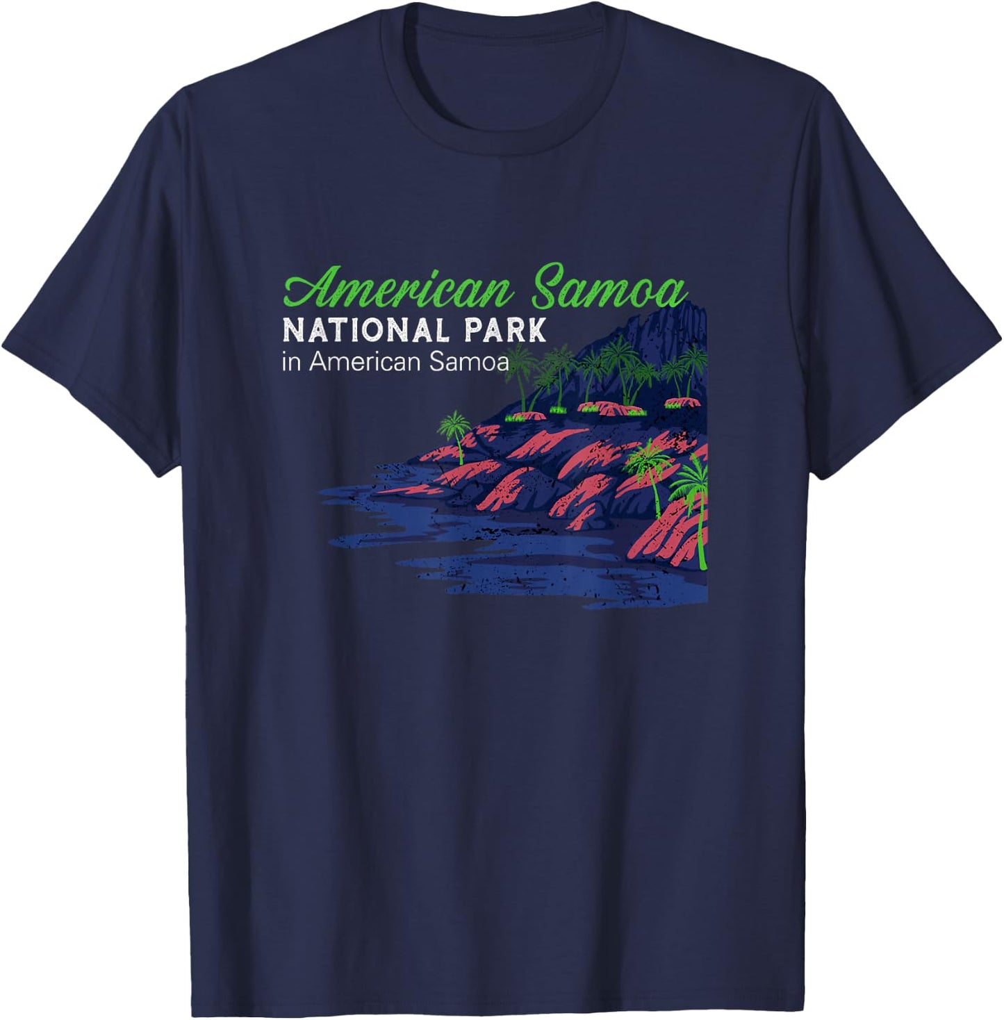 American Samoa National Park T-Shirt - T-Shirt | Navy