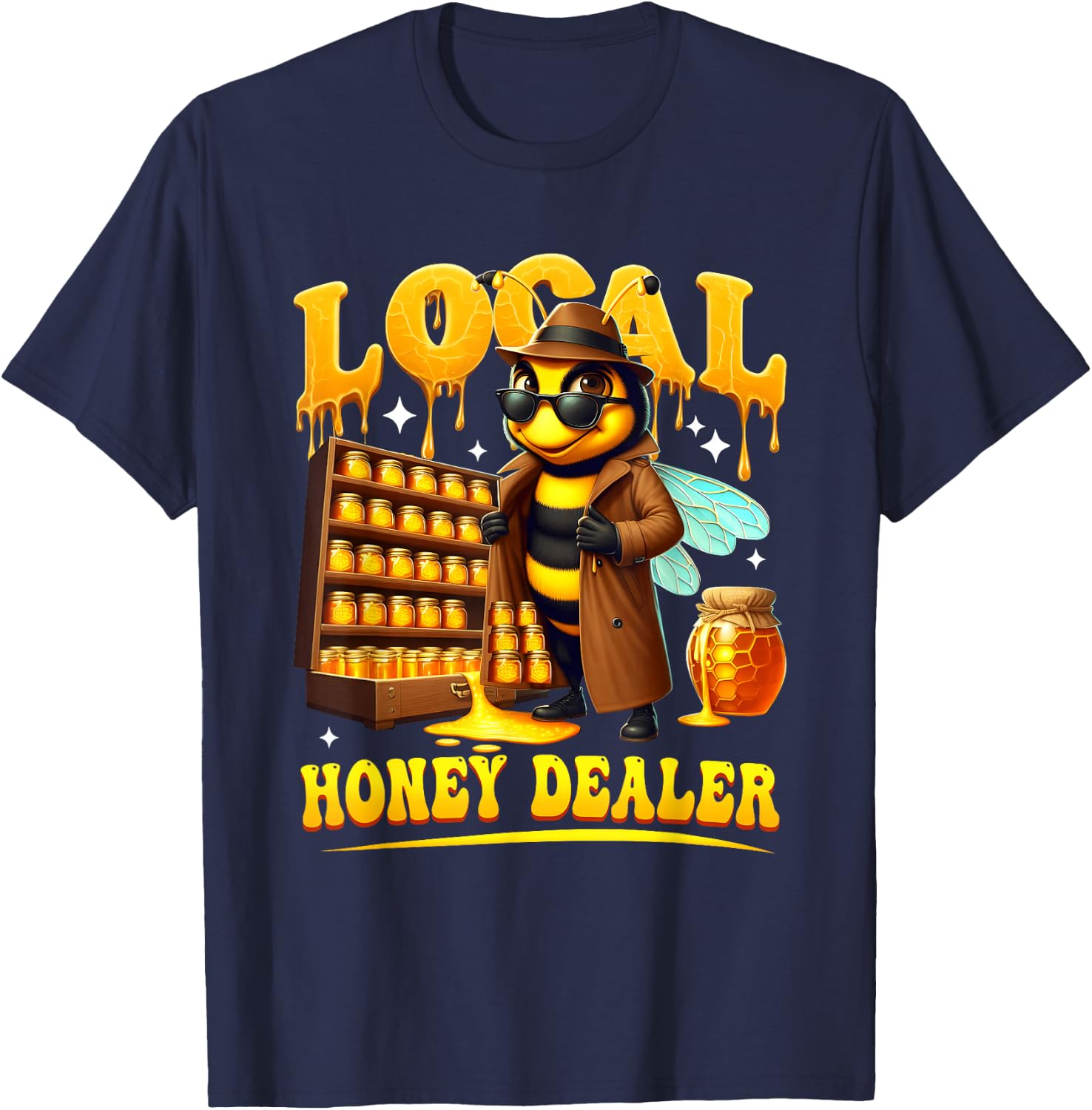 Beekeeping Hobby T-Shirt - T-Shirt | Navy