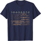 1-8-4-3-6-5-7-2 Firing Order Small Block Engine V8 T-Shirt - T-Shirt | Navy