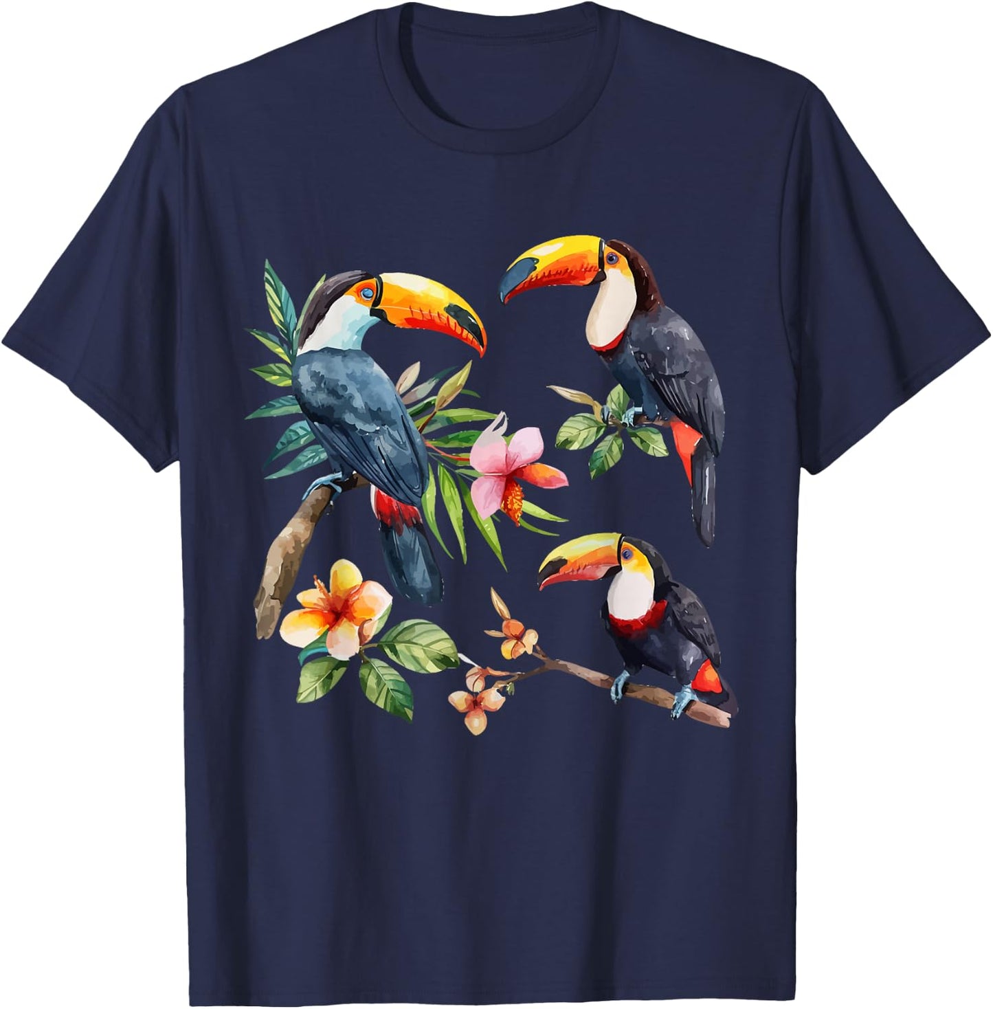 Tukan Aquarell T-Shirt - T-Shirt | Navy