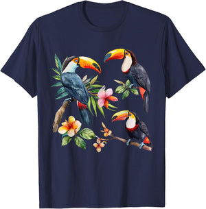 Tukan Aquarell T-Shirt - T-Shirt | Navy