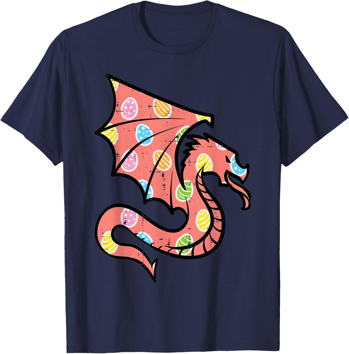 Easter Dragon Eggs Hunting Women Girls Boys Kids Men Youth T-Shirt - T-Shirt | Navy