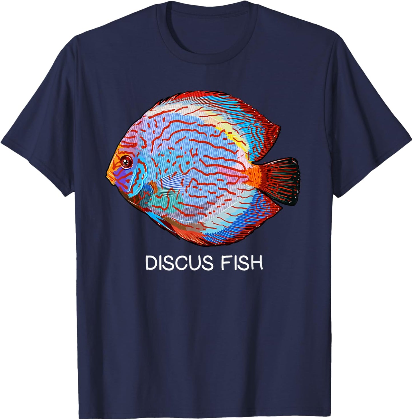 Discus fish Freshwater Aquarium Fish T-Shirt - T-Shirt | Navy