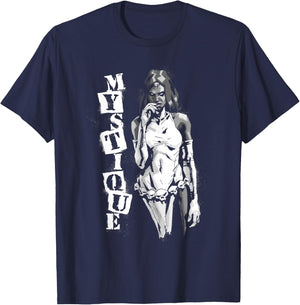 Marvel X-Men Mystique Raven Dark Wood T-Shirt - T-Shirt | Navy