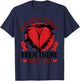 Heart Disease Awareness | Open Heart Surgery T-Shirt - T-Shirt | Navy