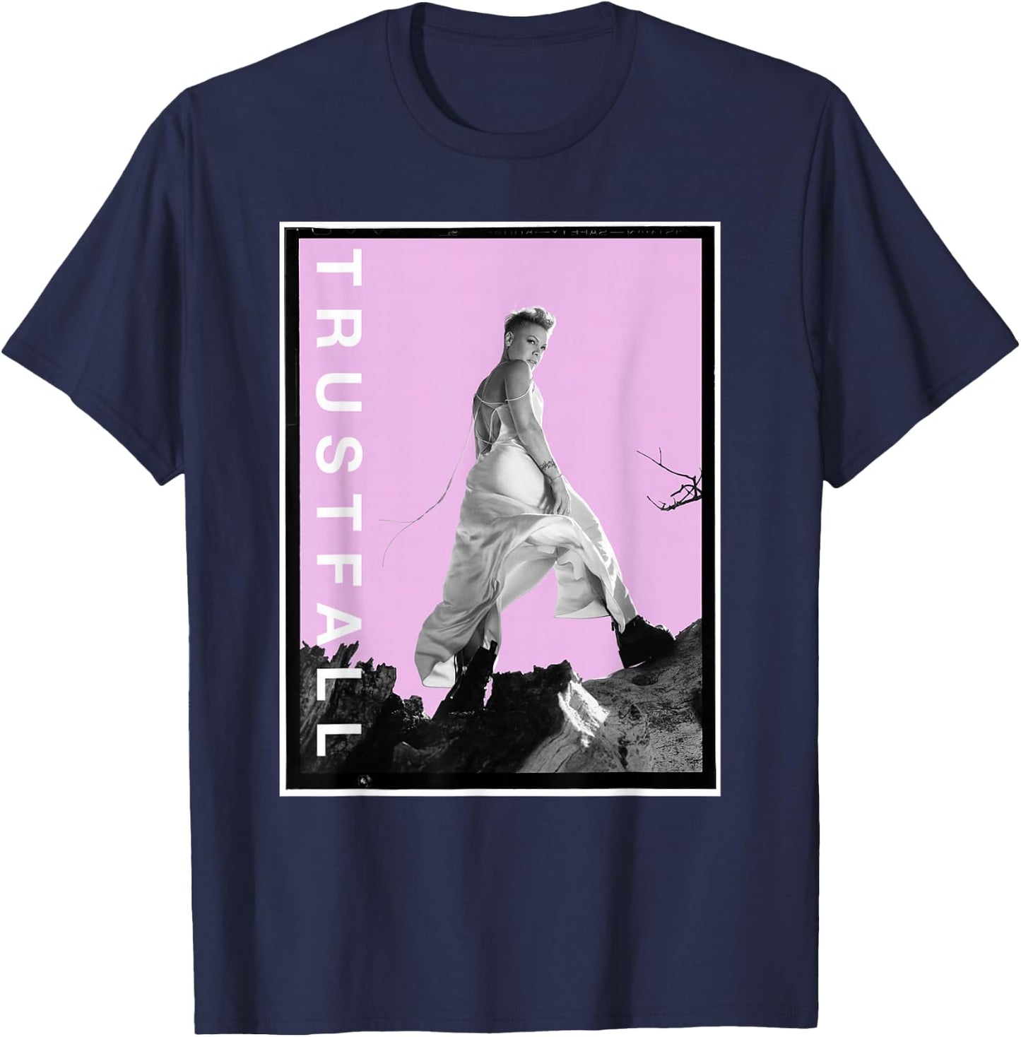 P! NK Trustfall , black T-Shirt - T-Shirt | Navy