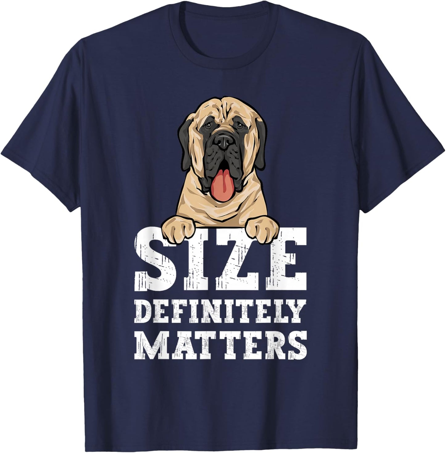 Mastiff Old English Mastiff Dog T-Shirt - T-Shirt | Navy
