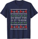 Biker Biking Offroad Extreme Sports Motorbike -Adults Xmas Christmas Motocross Bike Dirt Ride Ugly Gift T-Shirt - T-Shirt | Navy