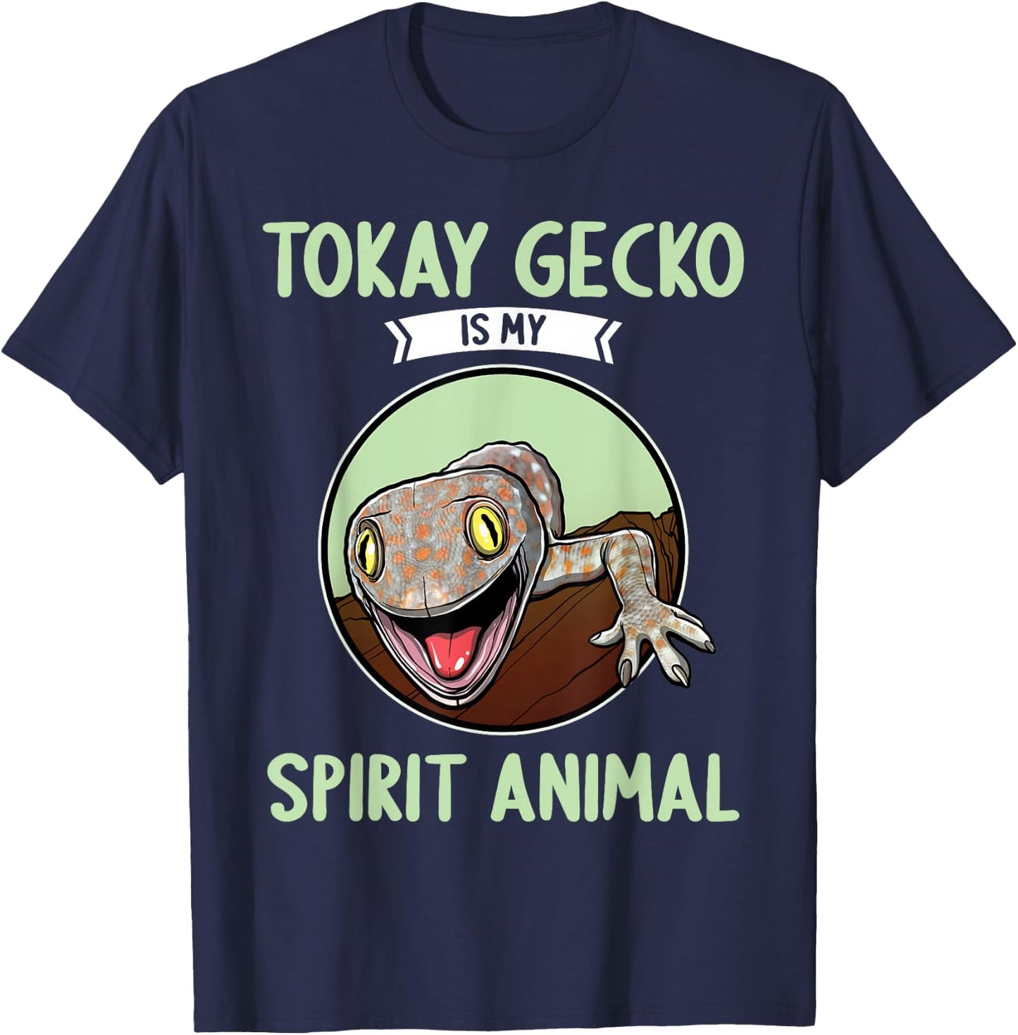 Tokay Geckos Tokay Gecko T-Shirt - T-Shirt | Navy