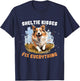 Shetland Sheepdog Dog Sheltie Sheltie kisses fix everything T-Shirt - T-Shirt | Navy