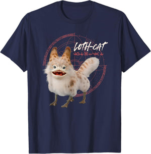 Star Wars Ahsoka Sabine's Loth-Cat Aurebesh Disney+ , black T-Shirt - T-Shirt | Navy