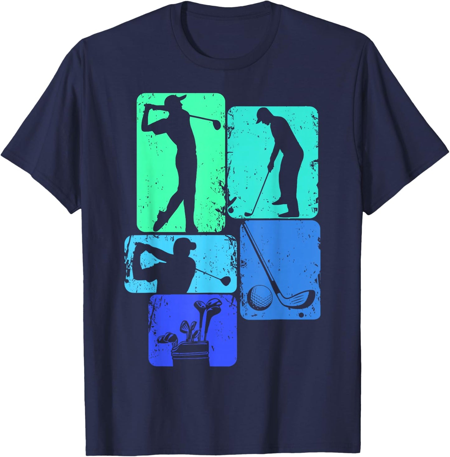 Golf Golfer Golfspieler Kinder Jungen T-Shirt - T-Shirt | Navy